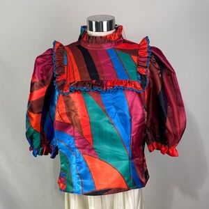NWT Alden Adair Demi/Prism Top